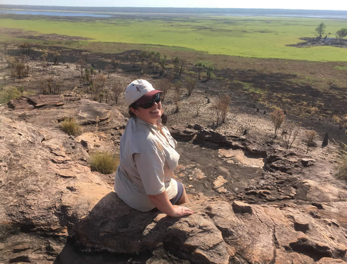 At Ubirr in Kakadu